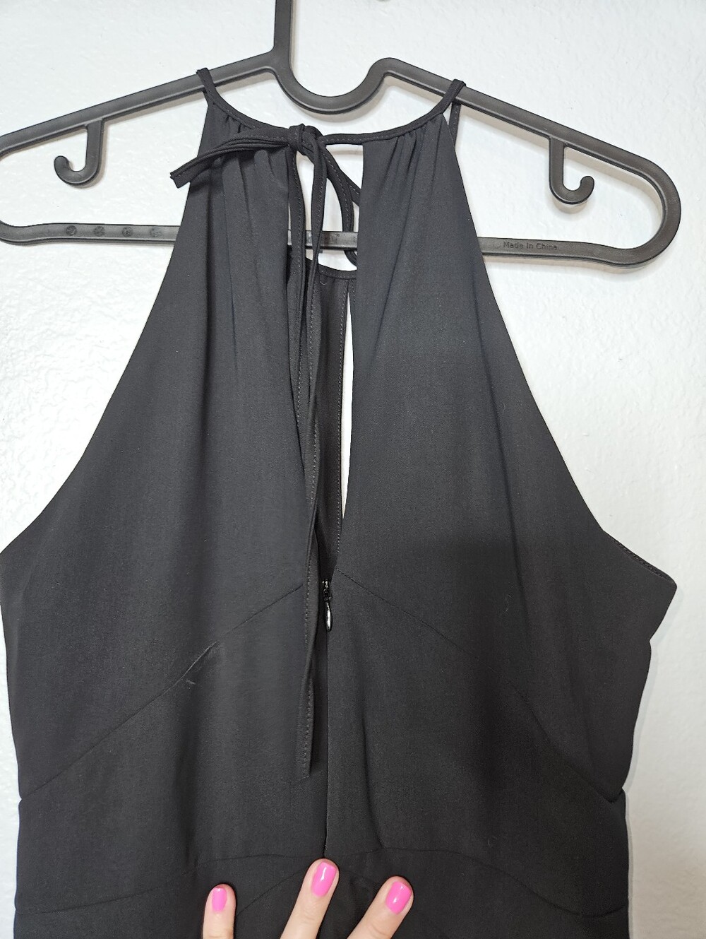 Parker NEW Phoenix Combo Ruffle Dress Black Size 0 - Picture 8 of 11